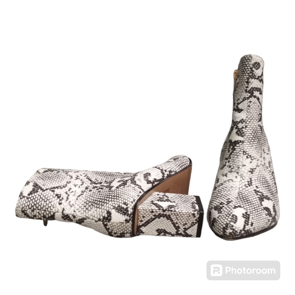 WETKISS Women's Snakeskin Ankle Boots Size 7.5 - Picture 6 of 15